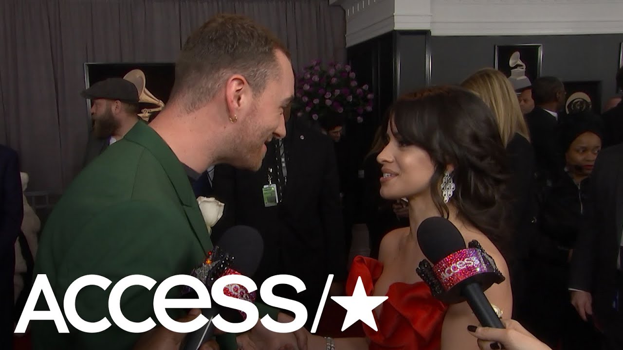 Sam Smith & Camila Cabello Freak Out After Seeing Each Other At The 2018 Grammys | Access