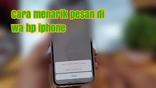 Download lagu How to withdraw messages on WhatsApp on an iPhone