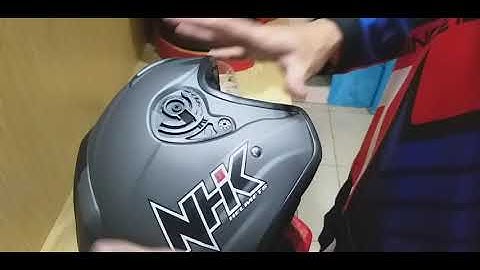Trik cara bongkar dan pasang visor NHK R6 biar cepat dan aman
