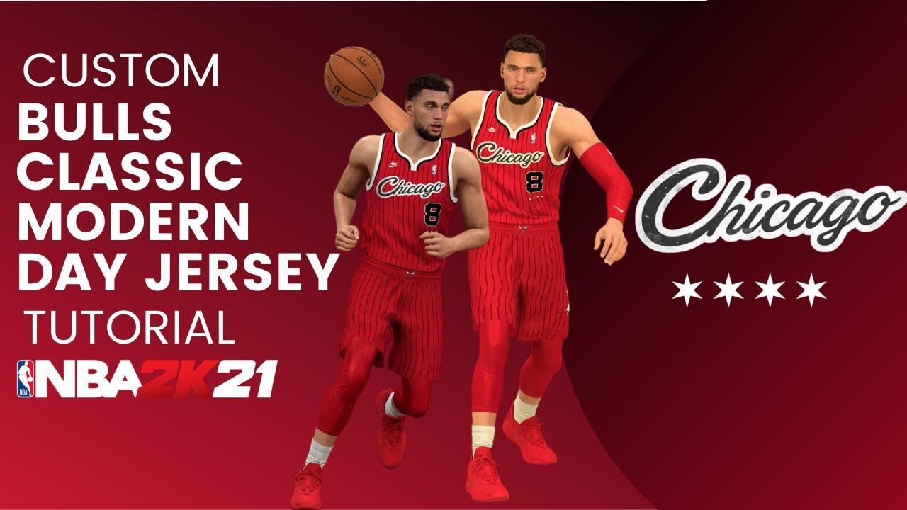 2k21 ps4] Created some custom Bulls jersey's! : r/NBA2k