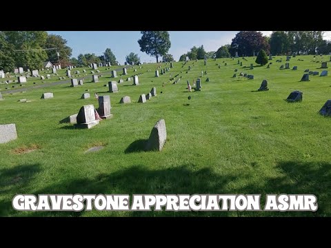 ASMR | Cemetery Walk-through with some Gravestone Appreciation