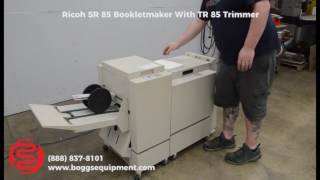 Ricoh SR 85 Bookletmaker and TR 85 Trimmer