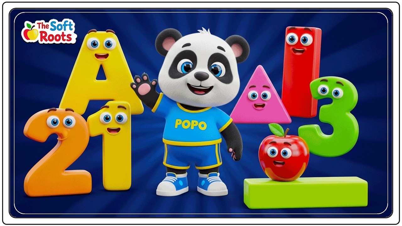 Preschool Learning activities for 3 year olds at home | Learn ABC Phonics Shapes Numbers Colors 🌈 thumbnail