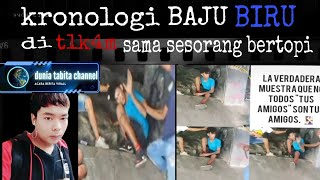 BAJU BIRU VIRALL DI T1K4M PRIA BERTOPI‼️ KRONOLOGI KEJADIANNYA