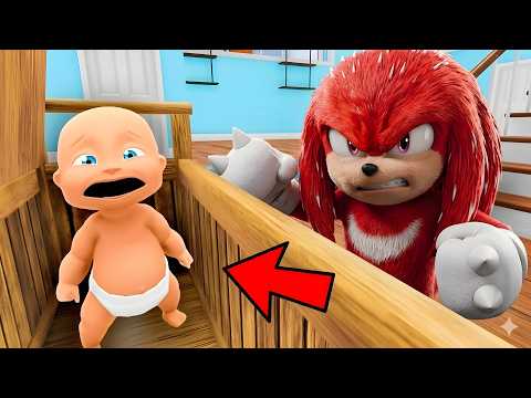 BABY ESCAPES KNUCKLES IN ROBLOX!