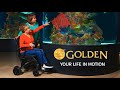 Golden technologies the golden cricket folding power wheelchair