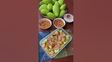 xoài lắc muối ớt tuyệt đỉnh mê ly #shorts