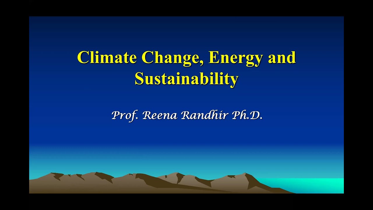 Climate Change, Energy and Sustainability Points