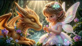 Cute Fairy Meets Baby Dragon Fantasy Animation