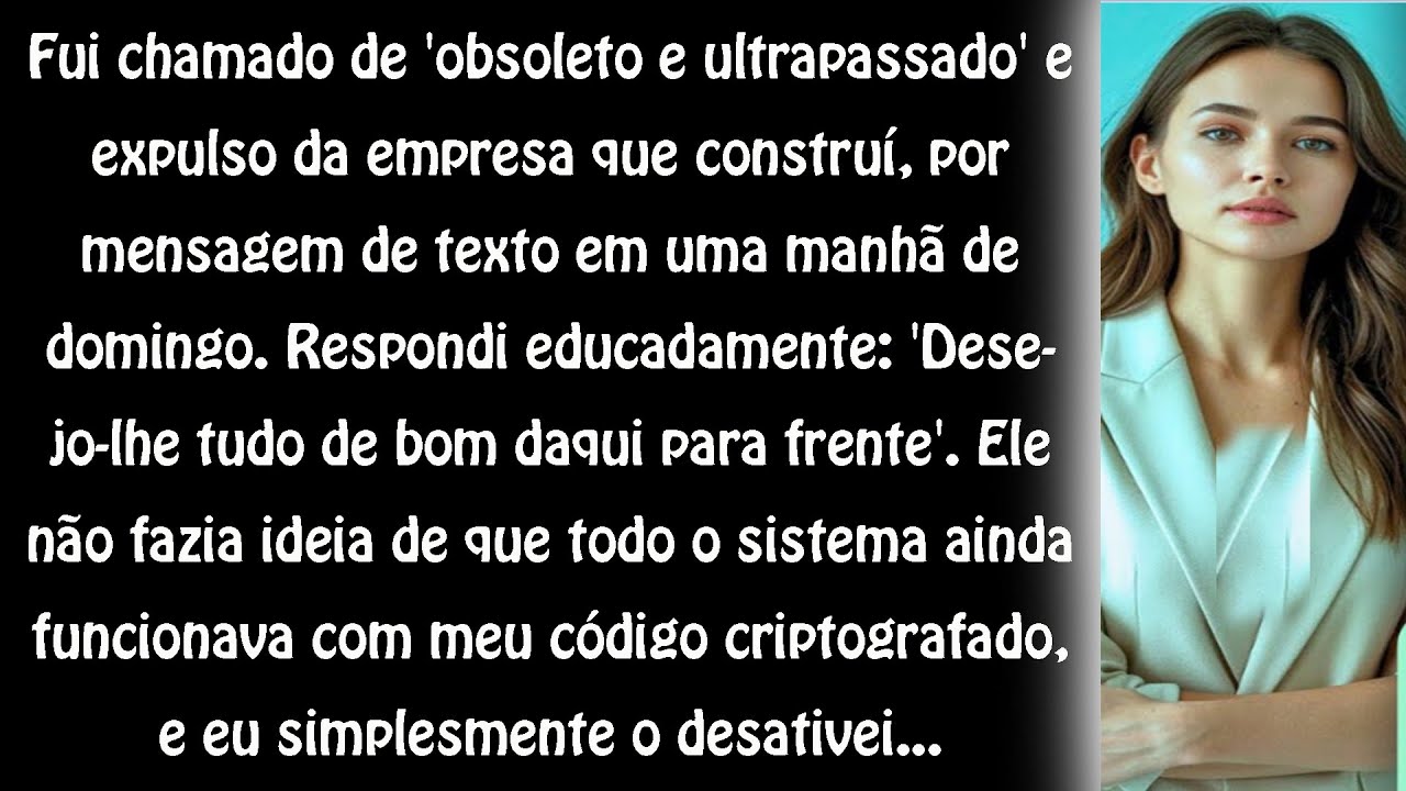 Expulso da empresa que construí por mensagem de texto, rotulado como 
