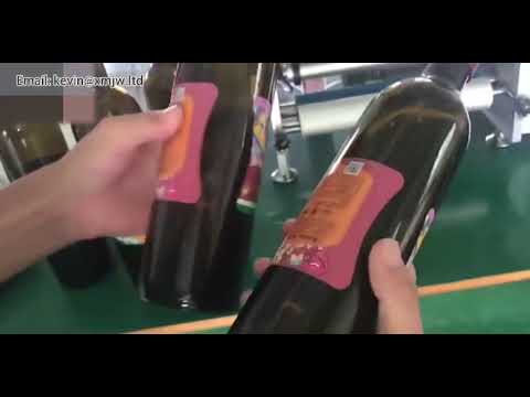 Semi-Automatic Round Bottle Labeling Machine for Wine & Cosmetic Bottles