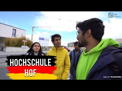 Hochschule Hof campus tour by Nikhilesh Dhure / HOF UNIVERSITY OF APPLIED SCIENCES