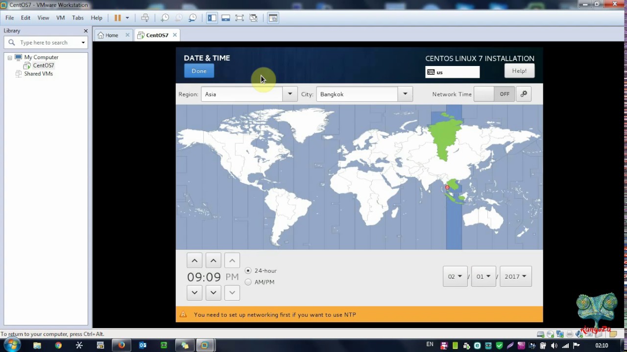 Install CentOS7 On VMWare - YouTube