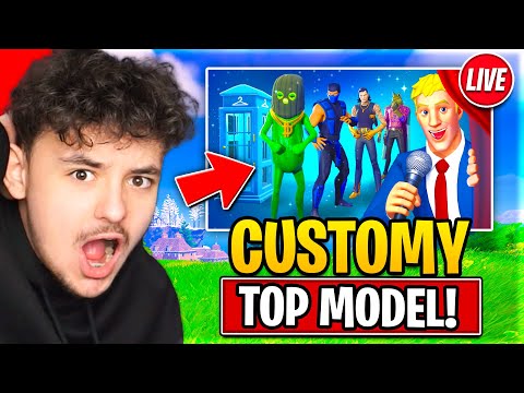 CUSTOMY Z WIDZAMI TOP MODEL w FORTNITE - KOD zakrzakYT - CUSTOMY Z WIDZAMI TOP MODEL w FORTNITE - KOD zakrzakYT