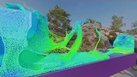 Particle Waves (8K Blender Particle Fluid Simulation)