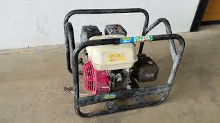 Petrol power washer 