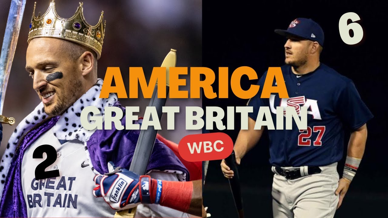 USA VS Great Britain World Baseball Classic Atmosphere! YouTube