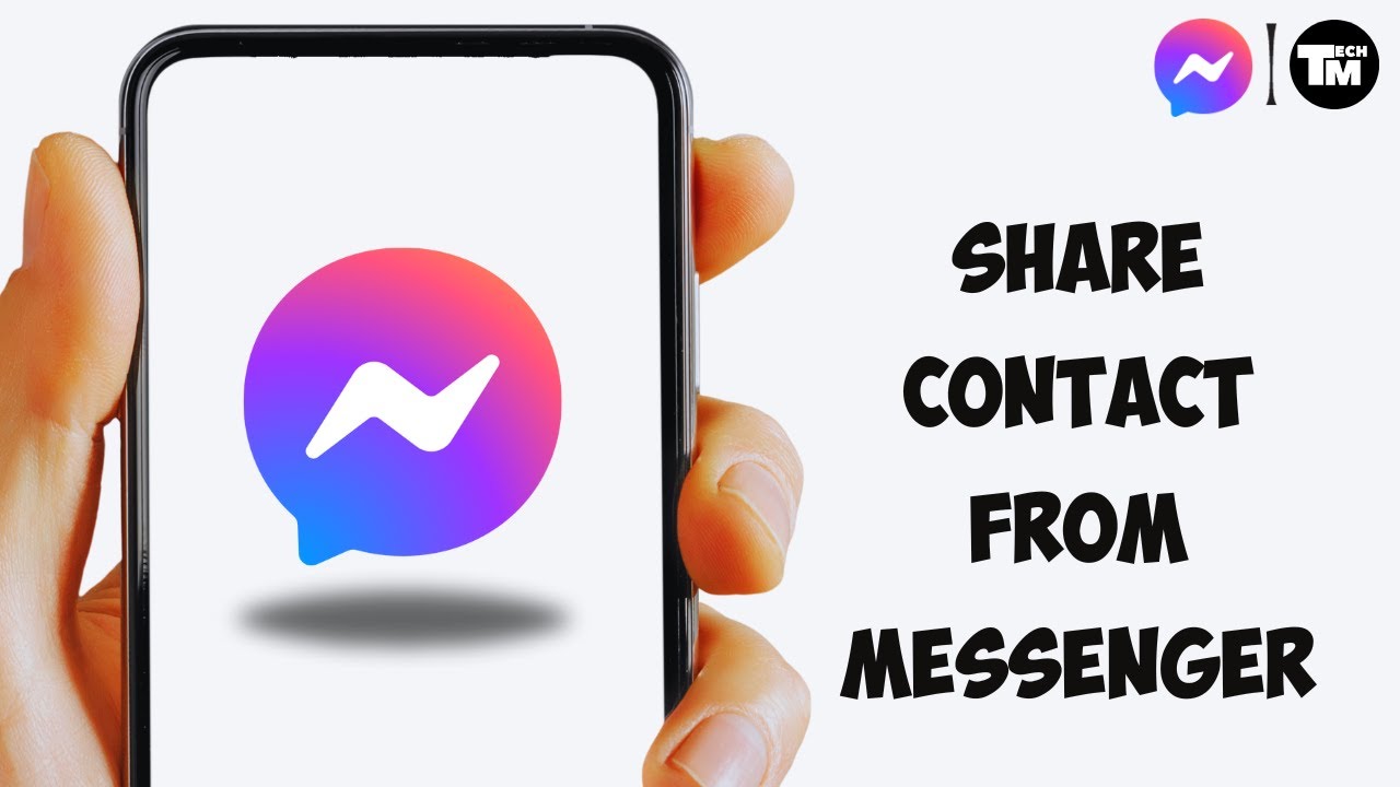 how-to-share-a-contact-from-messenger-easy-youtube