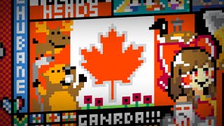 r/place - canada finally draws a leaf (2023)