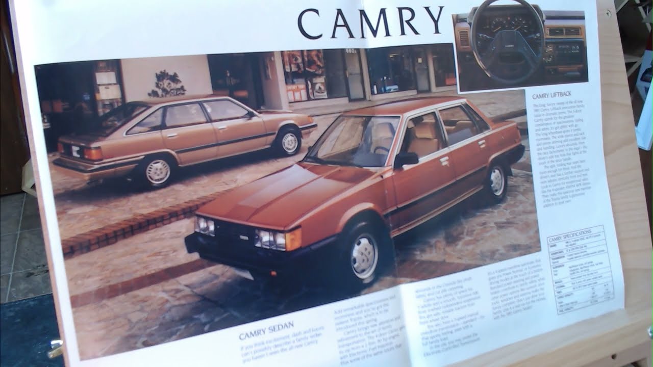 1980s & 1990s Toyota Camry Brochure Review | Classic Camry Evolution from 80s to 90s