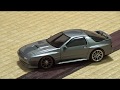 【MINI-Z】頭文字DのRX7とは色違い。ホイールベースMのFC3Sを走らせてみた。