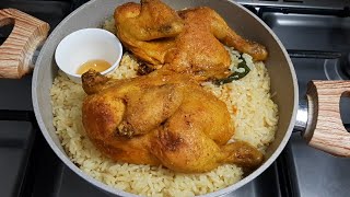 مندي بالدجاج بأبسط طريقة /How To Cook Arabic Mandi Rice