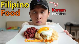 Corned Beef Silog | Filipino Food &amp; Korean Reaction