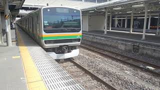 【直通電車ではありません。】高崎線 普通電車 上野行 高崎駅発車