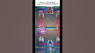 Name a 12 elixir push I can’t defend with 6elixir #clashroyale #supercell   #guess
