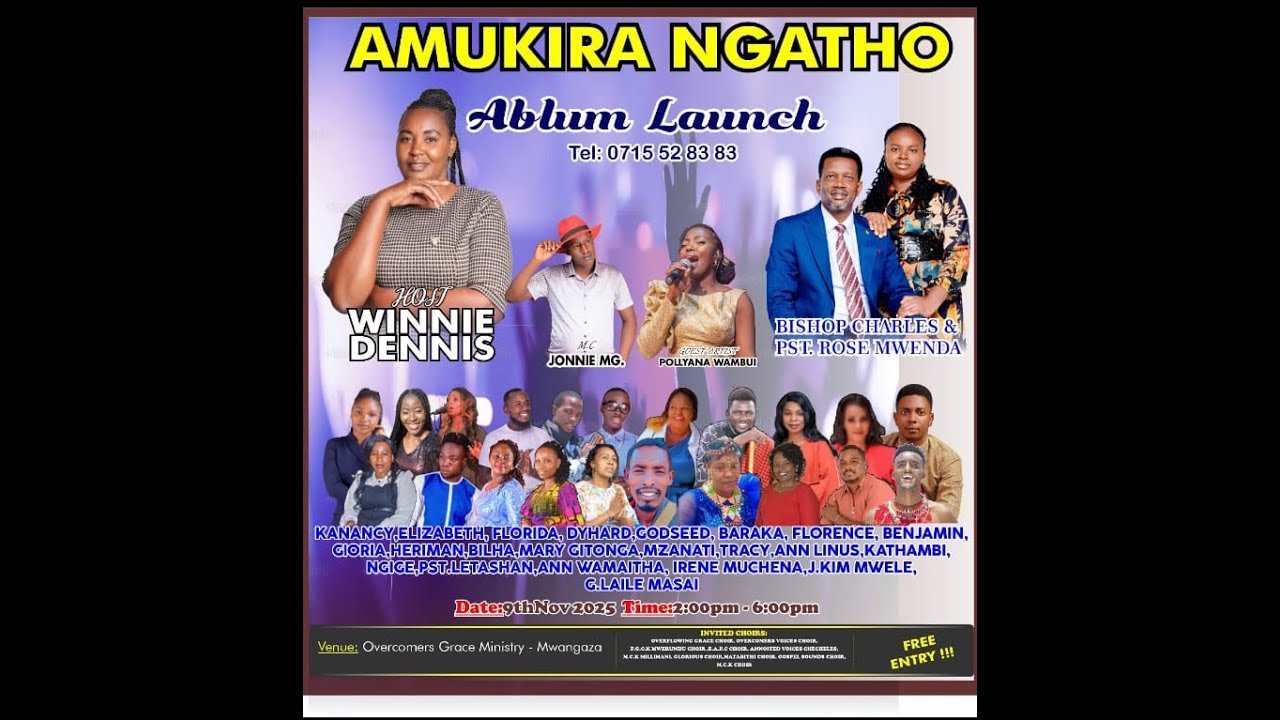 AMUKIRA NGATHO ALBUM LAUNCH BY WINNIE DENNIS
