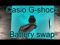 Casio G-Shock DW-5600BB - battery swap