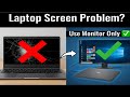 Laptop Screen Problem? Use Monitor Only ✅Laptop Screen Off Full Process
