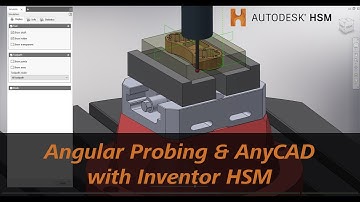 Angular Work Offset Probing with AnyCAD in Inventor HSM