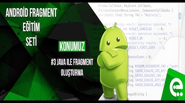 3 Java ile Fragment Oluşturma | Android Fragment Eğitim Seti