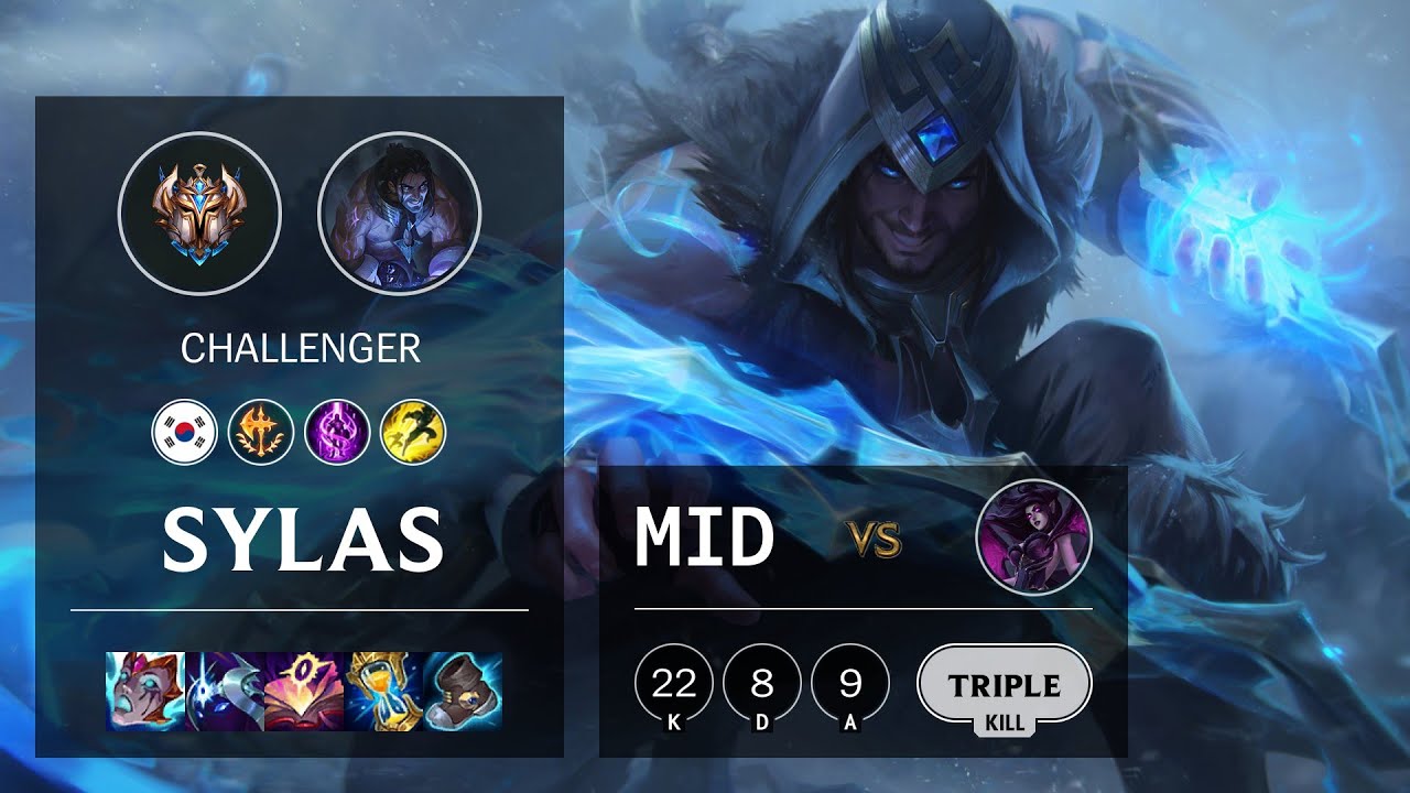 Sylas Mid vs Morgana - KR Challenger Patch 11.8