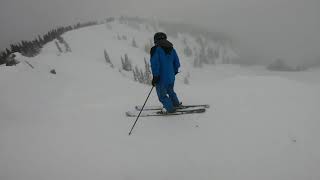 Crystal Mountain Northway Guide: Paradise, Bruce's Bowl, and Northway Run.