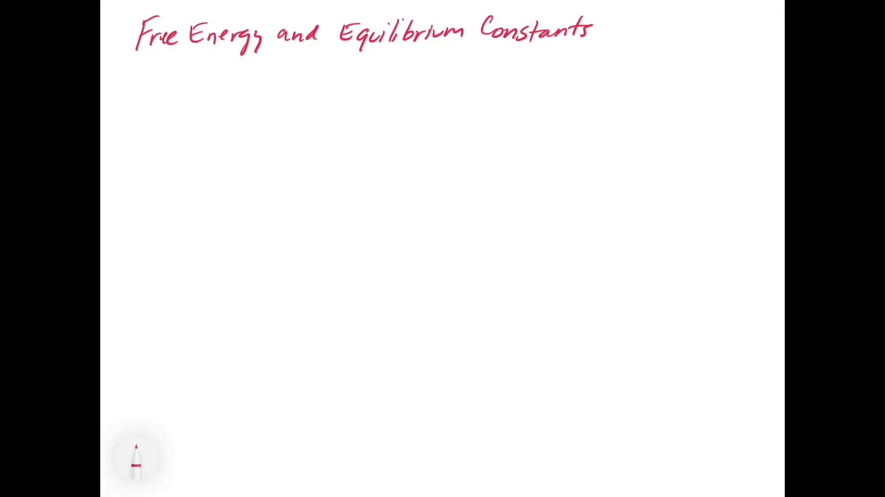 Chapter 18. Gibbs Free Energy and Equilibrium Constants - YouTube