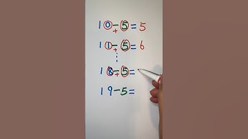 Subtracting by 5 | Subtraction for kids #subtraction #shorts