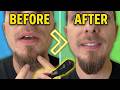 How to Straighten a Curly Beard Fast (Arkam Before &amp; After)