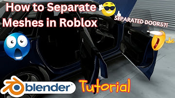 How to Separate Stuff for Roblox Slot Cars | Roblox Slot Cars | Blender Tutorial