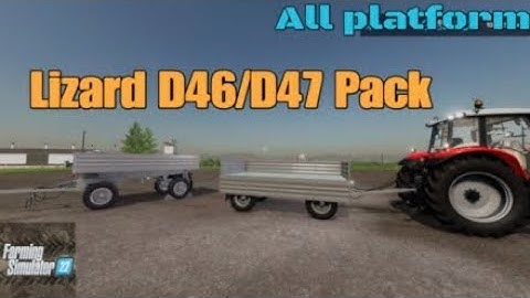 Lizard D46-D47 Pack   / New mod for all platforms on FS22