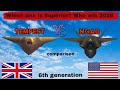 Tempest (UK) vs NGAD (USA): 6th Generation Fighter Jet Comparison | Future Air Combat 2026 