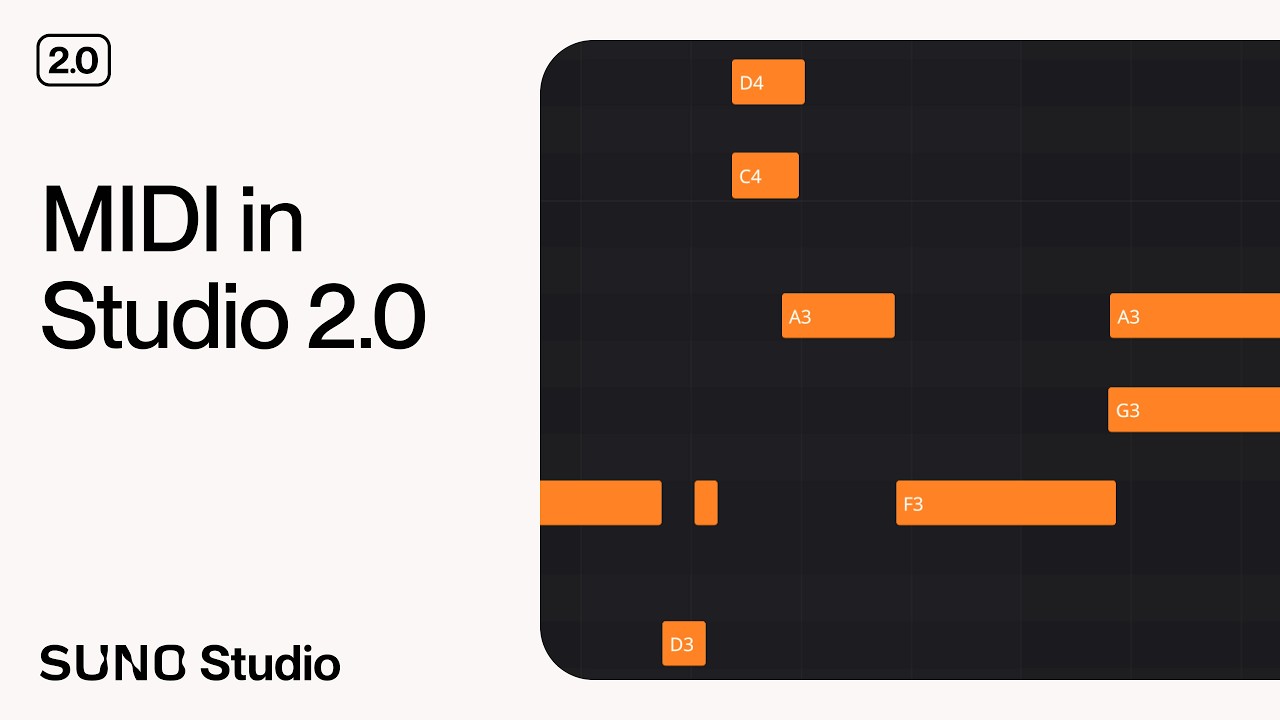 MIDI in Suno Studio 2.0