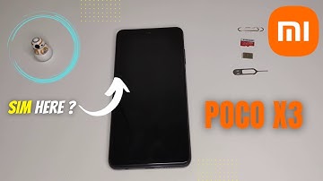 Easy install Sim / SD card on POCO X3 and other Xiaomi phones