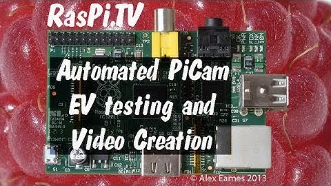 Automated testing of the Raspberry Pi Camera EV compensation settings