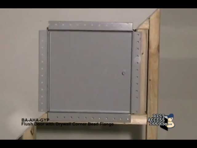 Flush Access Door with Drywall Bead Flange - AHD-GYP 10 x 10 Flush Access  Panel with Drywall Bead Flange