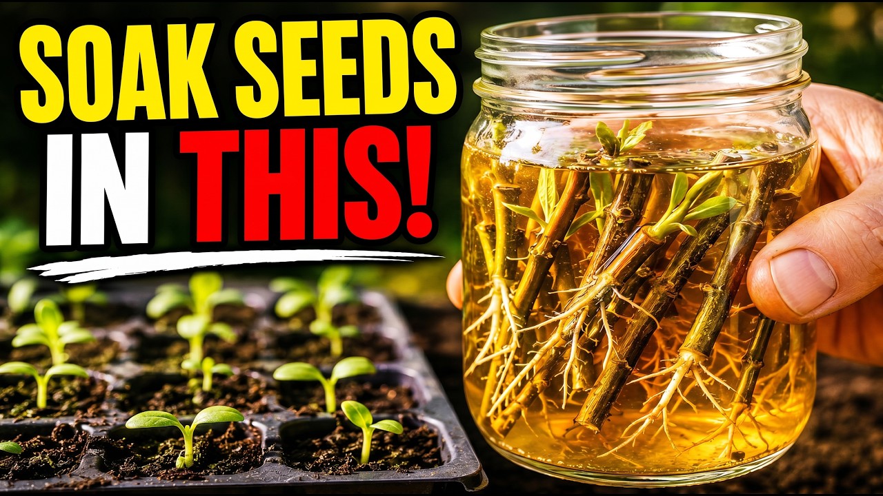 Soak Seeds In This Before Planting — Faster Germination, Bigger Harvests, Stronger Roots