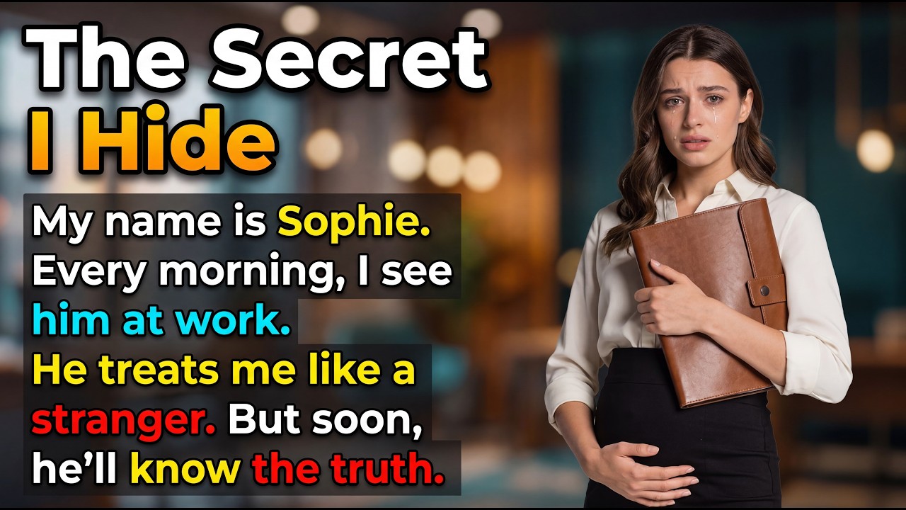 English Listening Practice A1–A2 | A Secret Office Pregnancy – Simple Story|Learn English by Stories