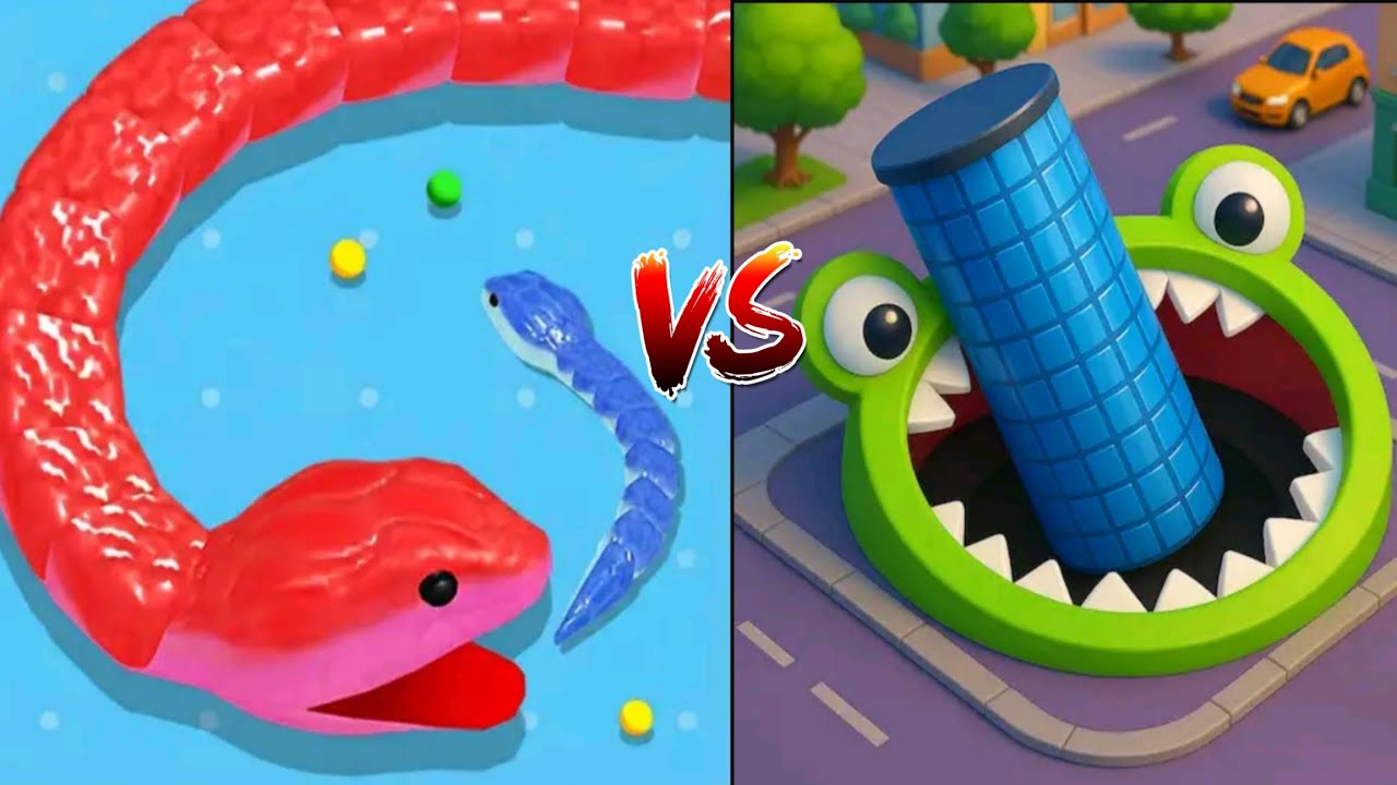 Snake Clash Vs Hole Io 🐍Max level Epic Comprehension 100%Win Pro Gameplay #1 