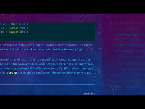 How to Implement a strcmp Function in C Without Library Calls